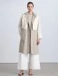 Two Tone Cotton Oversized Convertible Trench Coat 10 Two Tone Cotton Oversized Convertible Trench Coat - Image 10