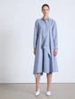 Banker Stripe Cotton Asymmetric Shirtdress 6 Banker Stripe Cotton Asymmetric Shirtdress - Image 6