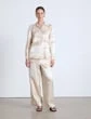 Postcards Jacquard Silk Riverside Pant 6 Postcards Jacquard Silk Riverside Pant - Image 6