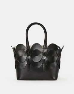 Vachetta Leather 8 Knot Tote—Small 18 Vachetta Leather 8 Knot Tote—Small -Chic Daily Fashion a2062 hgbx black