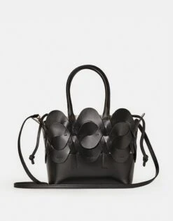 Vachetta Leather 8 Knot Tote—Small 20 Vachetta Leather 8 Knot Tote—Small -Chic Daily Fashion a2062 hgbx black back
