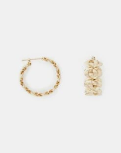 Woven 8 Knot Hoop Earrings