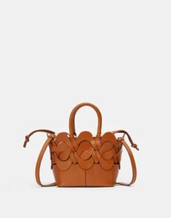Vachetta Leather 8 Knot Tote—Mini -Chic Daily Fashion a2229 hgbx copper back