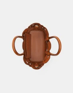 Vachetta Leather 8 Knot Tote—Mini -Chic Daily Fashion a2229 hgbx copper detail