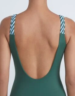 L148 Swim Reversible One-Piece -Chic Daily Fashion a2245 swimx chive multi detail2
