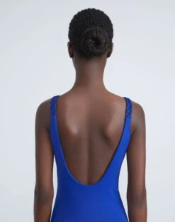 L148 Swim Reversible One-Piece -Chic Daily Fashion a2245 swimx lapis blue multi detail2