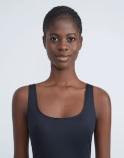 L148 Swim One-Piece -Chic Daily Fashion a2246 swimx black detail