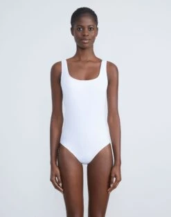 L148 Swim One-Piece -Chic Daily Fashion a2246 swimx white