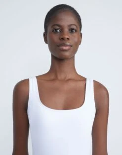 L148 Swim One-Piece -Chic Daily Fashion a2246 swimx white detail