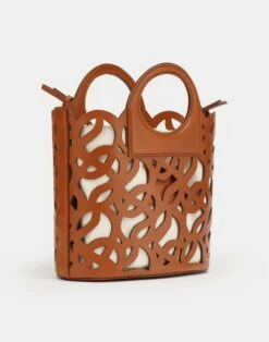 Vachetta Leather 8 Knot Basket Bag—Mini -Chic Daily Fashion a2252 hgbx copper other