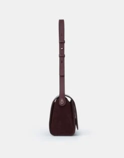 Calfskin Leather & Suede Saddle Bag—Medium -Chic Daily Fashion a2343 hgbx date other