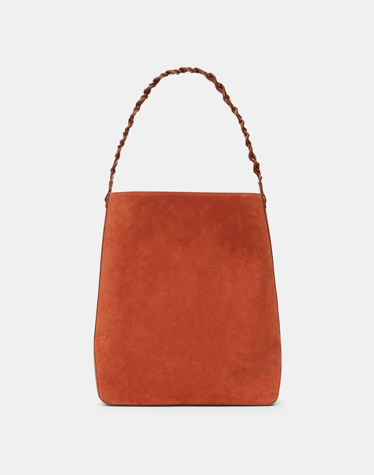 Suede & Calfskin Leather 8 Knot Hobo—Large 1 Suede & Calfskin Leather 8 Knot Hobo—Large