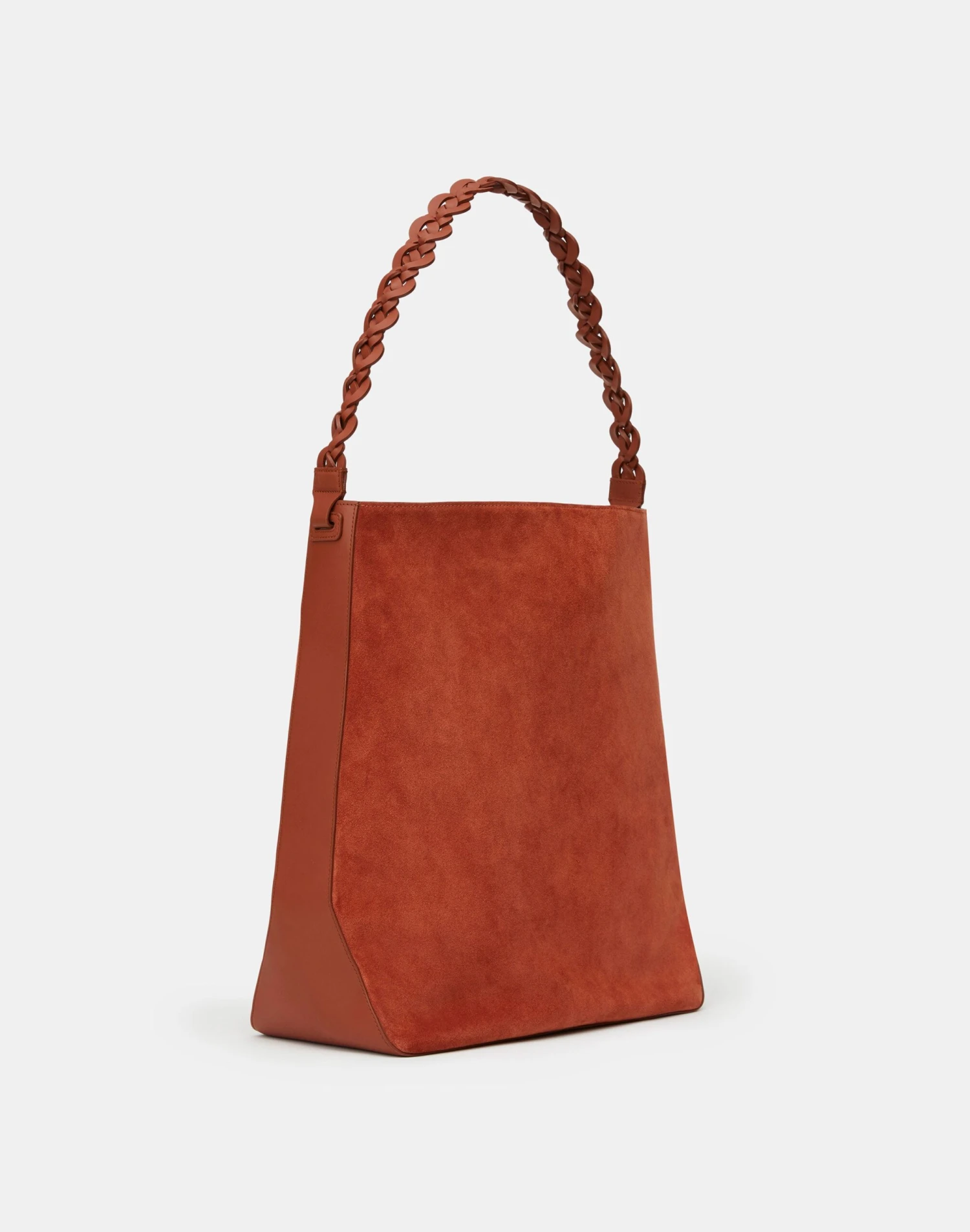 Suede & Calfskin Leather 8 Knot Hobo—Large 5 Suede & Calfskin Leather 8 Knot Hobo—Large - Image 5