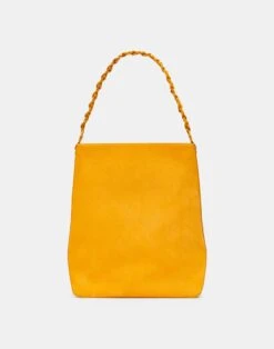 Suede & Calfskin Leather 8 Knot Hobo—Large 27 Suede & Calfskin Leather 8 Knot Hobo—Large -Chic Daily Fashion a2436 hgbx golden yellow