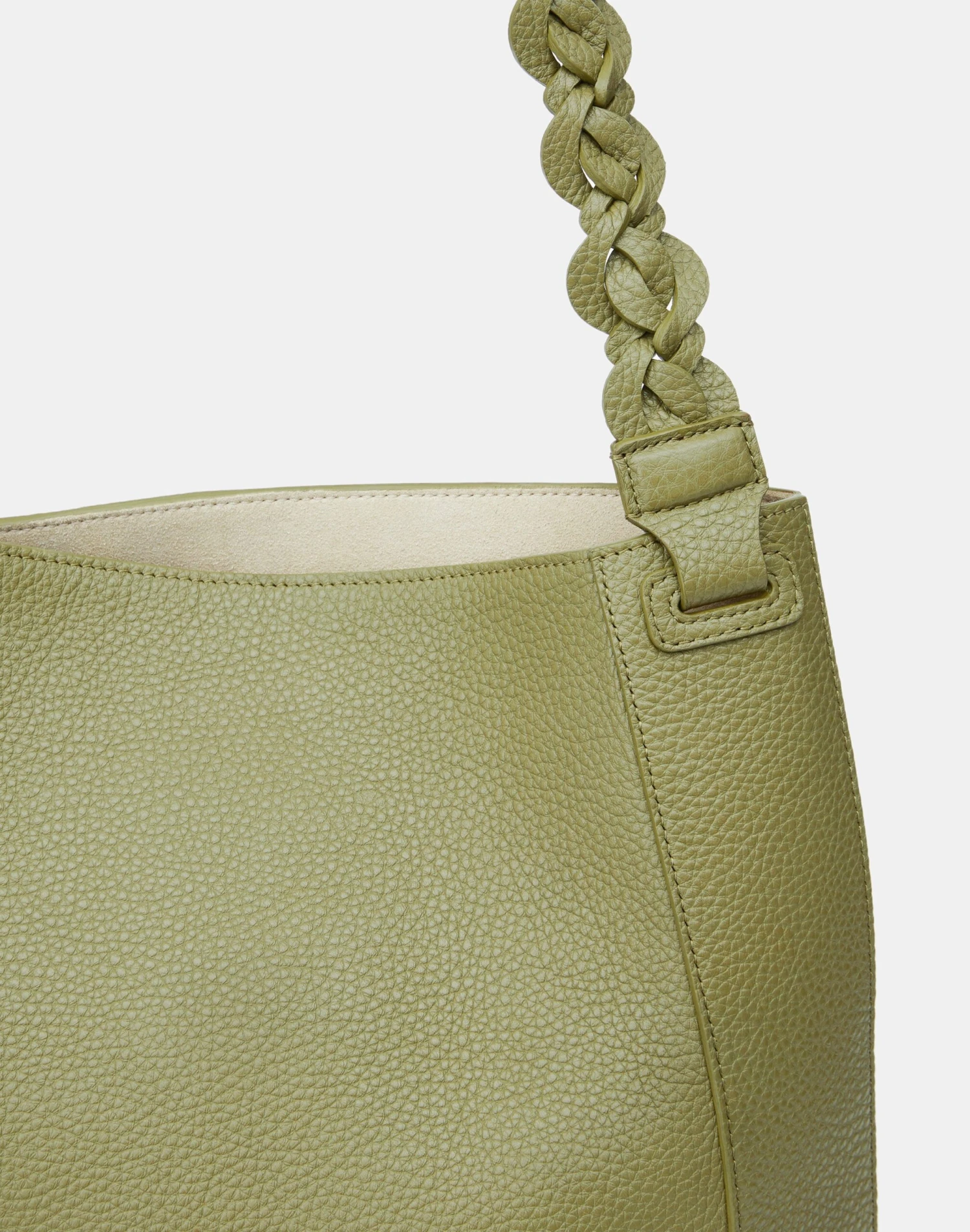 Grained Calfskin Leather 8 Knot Hobo—Large 7 Grained Calfskin Leather 8 Knot Hobo—Large - Image 7