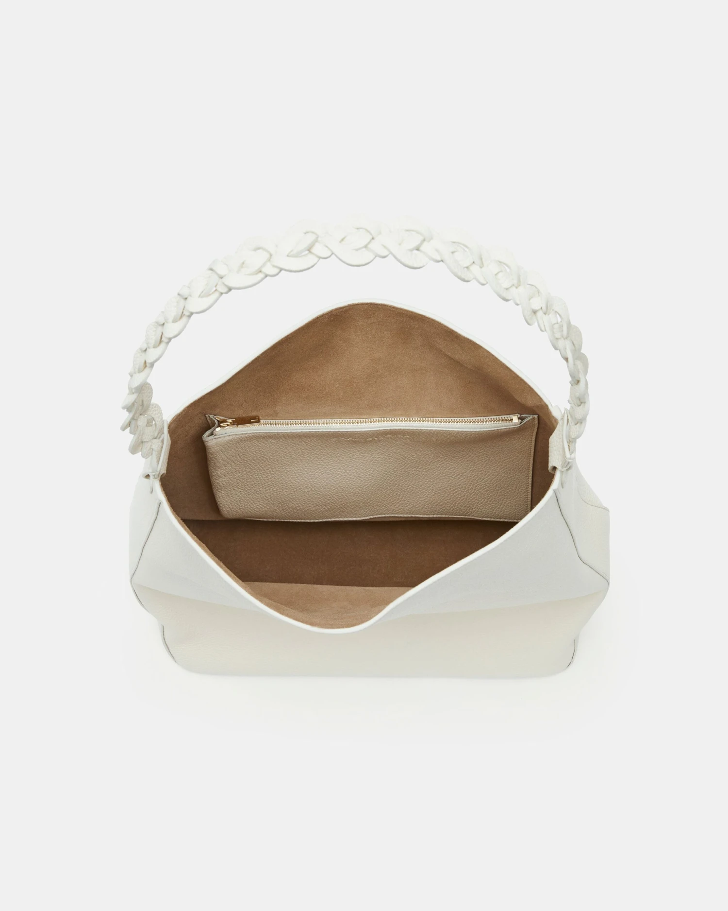 Grained Calfskin Leather 8 Knot Hobo—Large 10 Grained Calfskin Leather 8 Knot Hobo—Large - Image 10