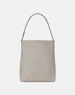 Grained Calfskin Leather 8 Knot Hobo—Large 35 Grained Calfskin Leather 8 Knot Hobo—Large -Chic Daily Fashion a2439 hgbx taupe