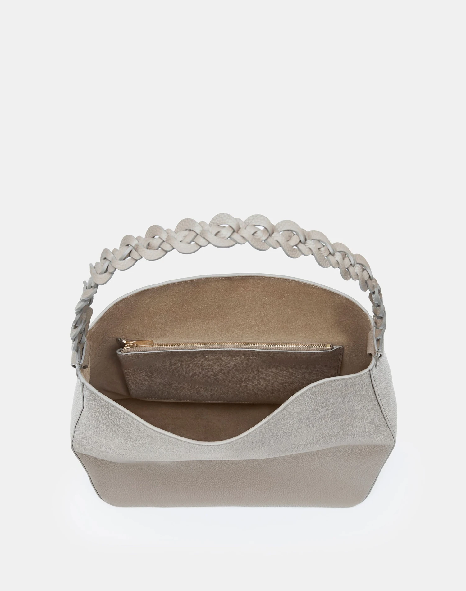 Grained Calfskin Leather 8 Knot Hobo—Large 18 Grained Calfskin Leather 8 Knot Hobo—Large - Image 18