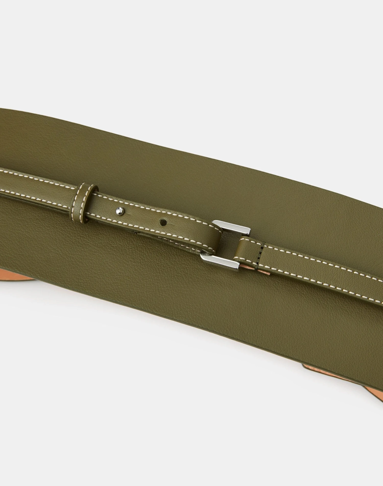 Soft Calfskin Leather Obi Belt 6 Soft Calfskin Leather Obi Belt - Image 6