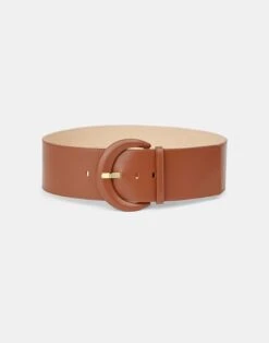Soft Calfskin Leather Buckle Belt -Chic Daily Fashion a2450 bltx copper