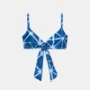 L148 Swim Shibori Print Twisted Bikini Bralette