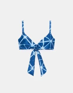 L148 Swim Shibori Print Twisted Bikini Bralette