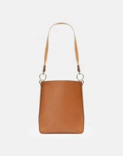 Grained Calfskin Leather 8 Knot Hobo—Small