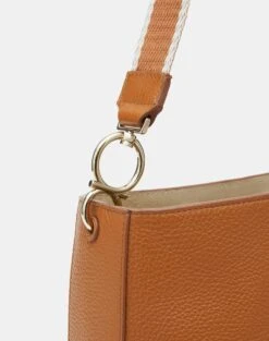 Grained Calfskin Leather 8 Knot Hobo—Small -Chic Daily Fashion a2516 hgbx copper detail2