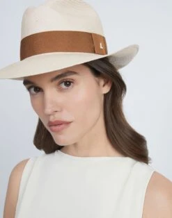 Straw Panama Hat -Chic Daily Fashion a2520 hatx copper full2