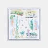 Painted Postcards Print Silk Scarf