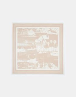 Postcards Print Cashmere-Silk Scarf