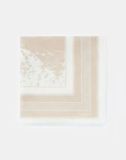 Postcards Print Cashmere-Silk Scarf -Chic Daily Fashion a2538 wvnx dune multi other