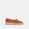 Grained Calfskin Leather Slip-On Espadrille