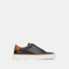 Nappa Leather Zip-Up Sneaker