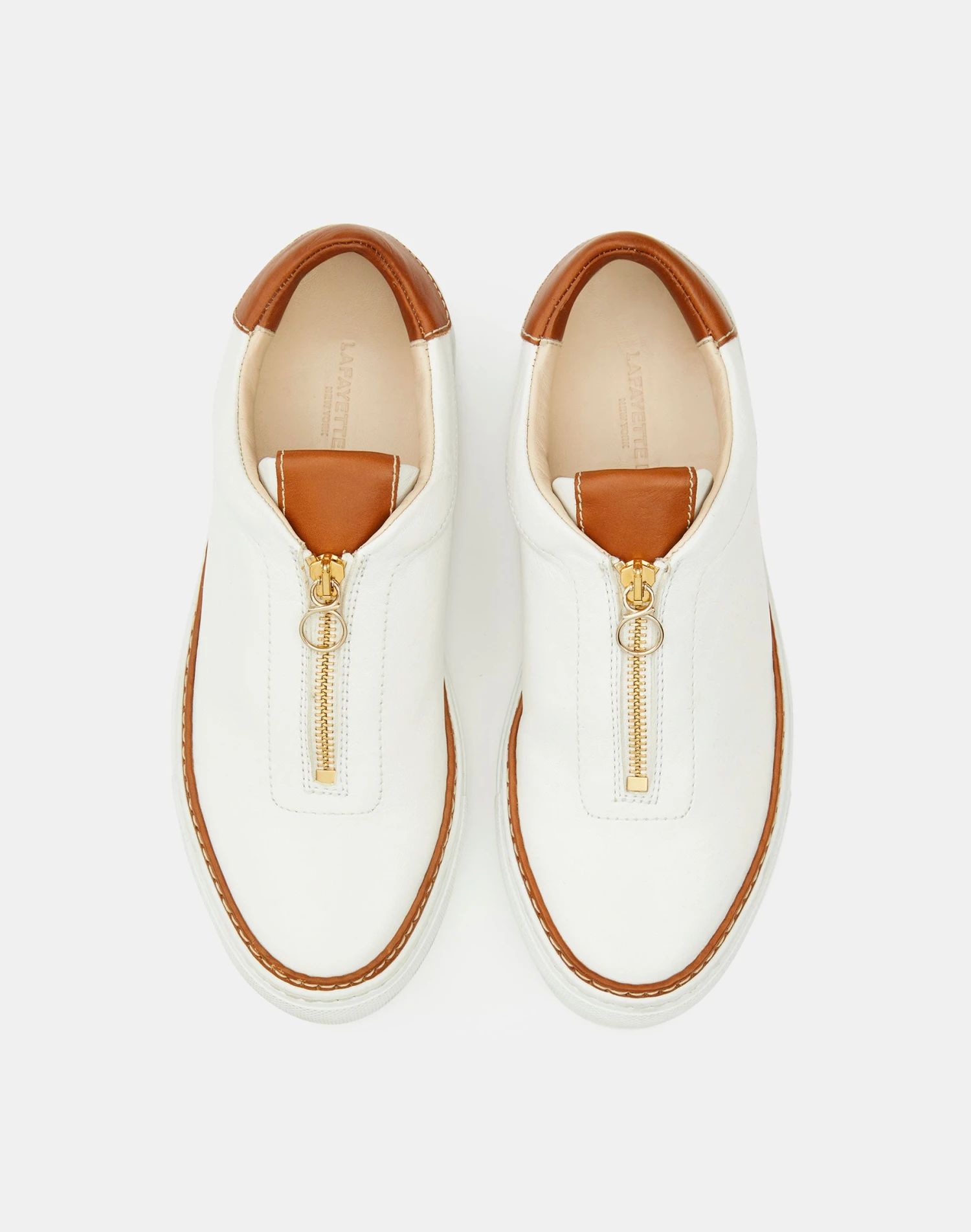 Nappa Leather Zip-Up Sneaker 8 Nappa Leather Zip-Up Sneaker - Image 8