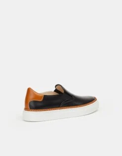 Nappa Leather Slip-On Sneaker -Chic Daily Fashion lf 0794 black multi back