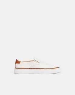 Nappa Leather Slip-On Sneaker -Chic Daily Fashion lf 0794 white multi
