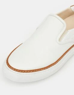 Nappa Leather Slip-On Sneaker -Chic Daily Fashion lf 0794 white multi detail2