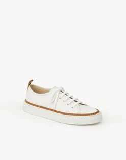 Nappa Leather Lace-Up Sneaker -Chic Daily Fashion lf 0804 white multi other