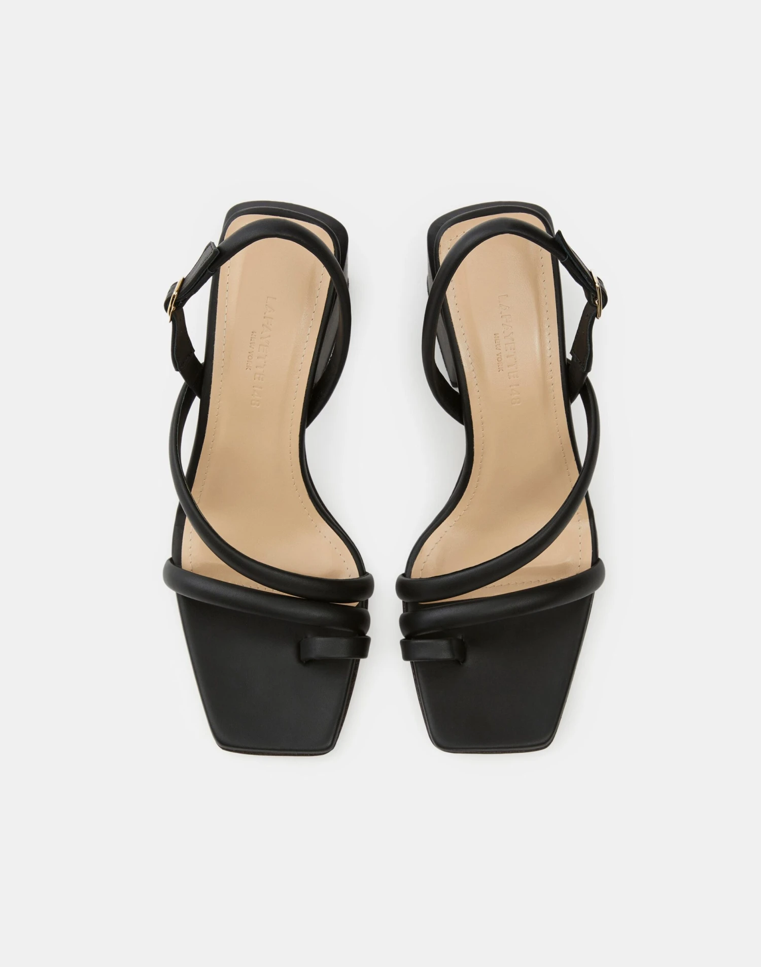 Soft Calfskin Leather Heeled City Sandal 3 Soft Calfskin Leather Heeled City Sandal - Image 3