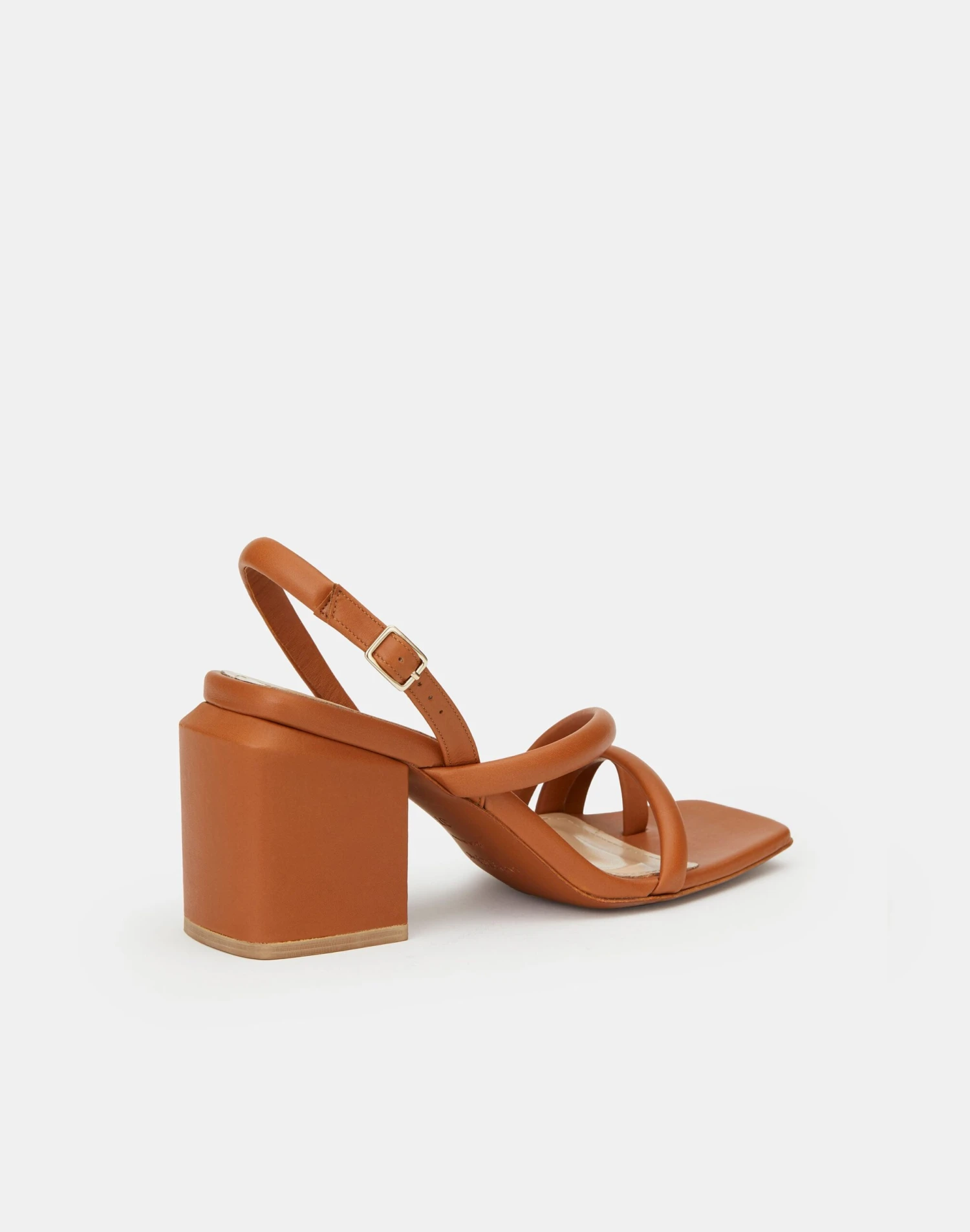 Soft Calfskin Leather Heeled City Sandal 9 Soft Calfskin Leather Heeled City Sandal - Image 9