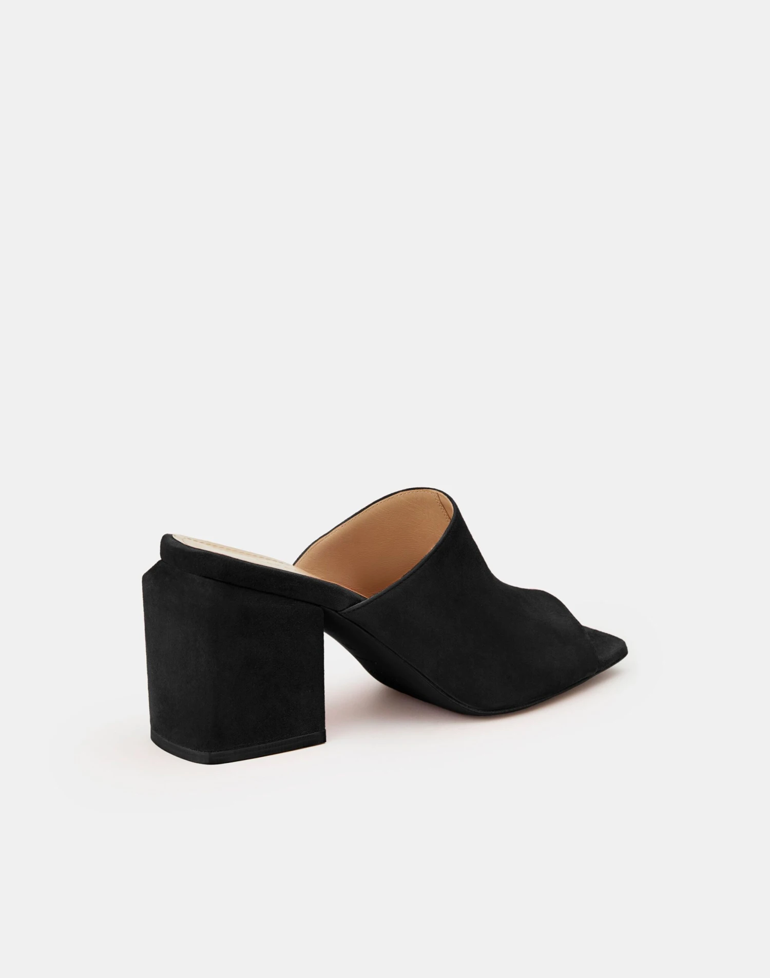 Suede Heeled Mule 9 Suede Heeled Mule - Image 9