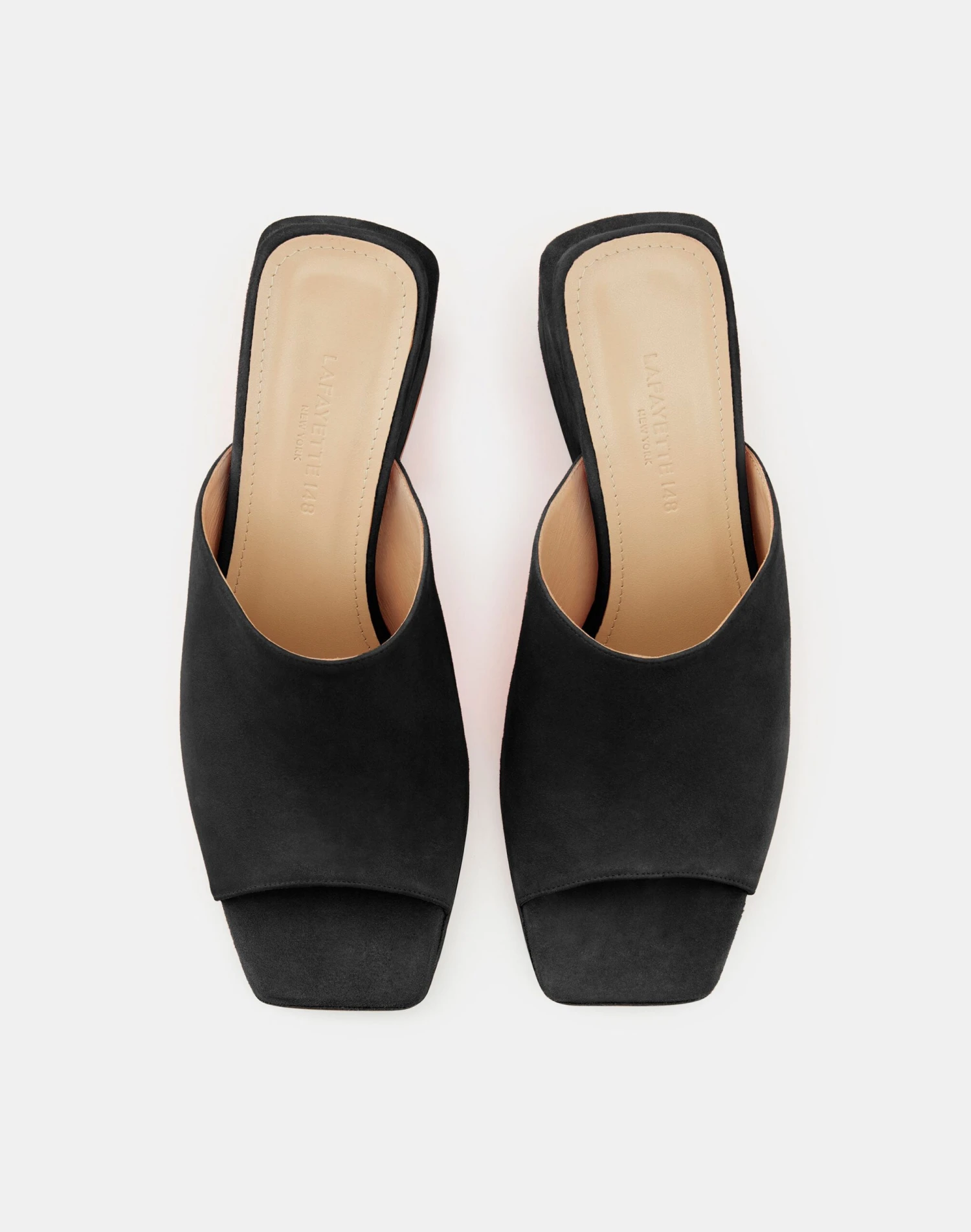Suede Heeled Mule 8 Suede Heeled Mule - Image 8