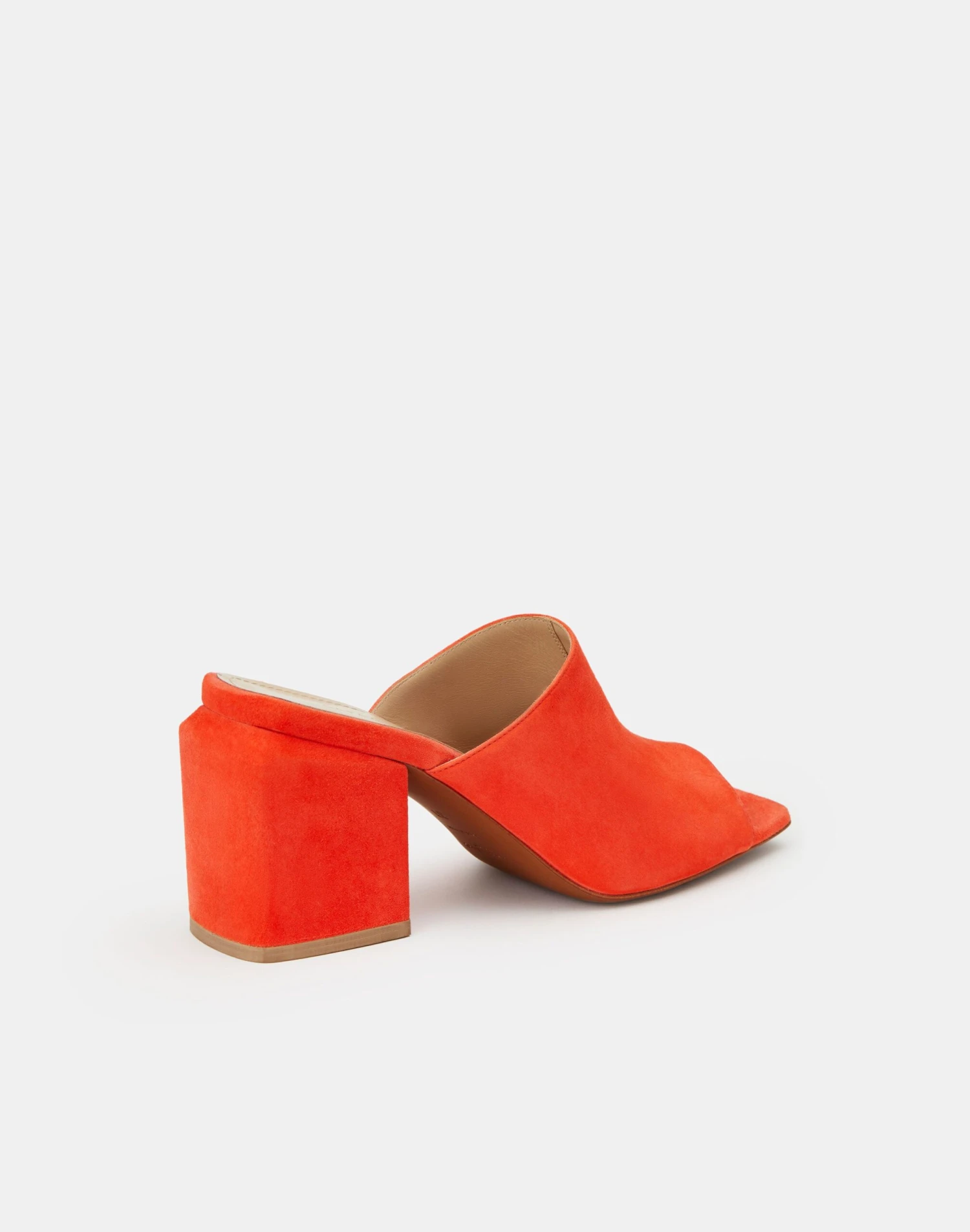 Suede Heeled Mule 14 Suede Heeled Mule - Image 14