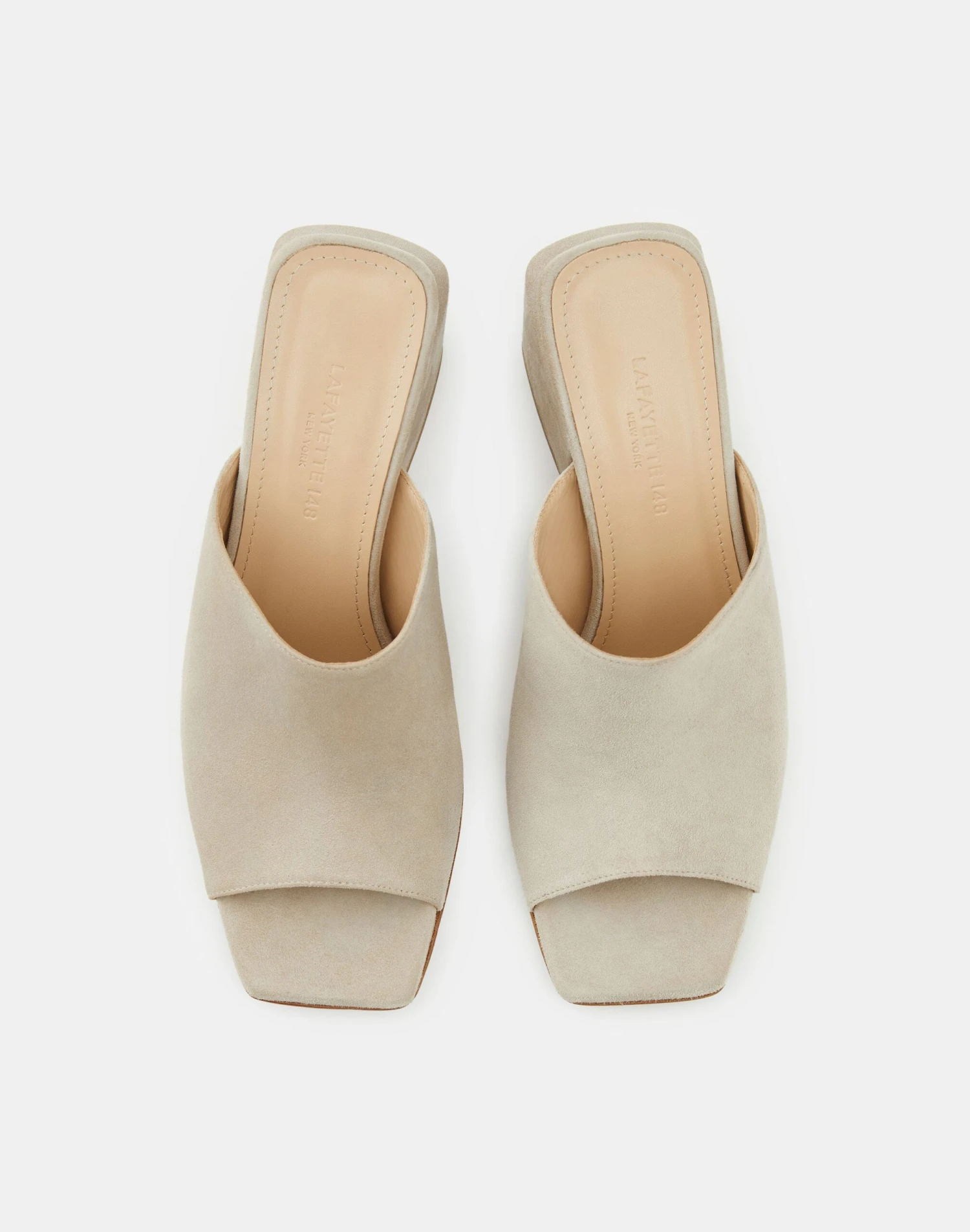 Suede Heeled Mule 3 Suede Heeled Mule - Image 3