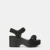 Nappa Leather Platform Sandal