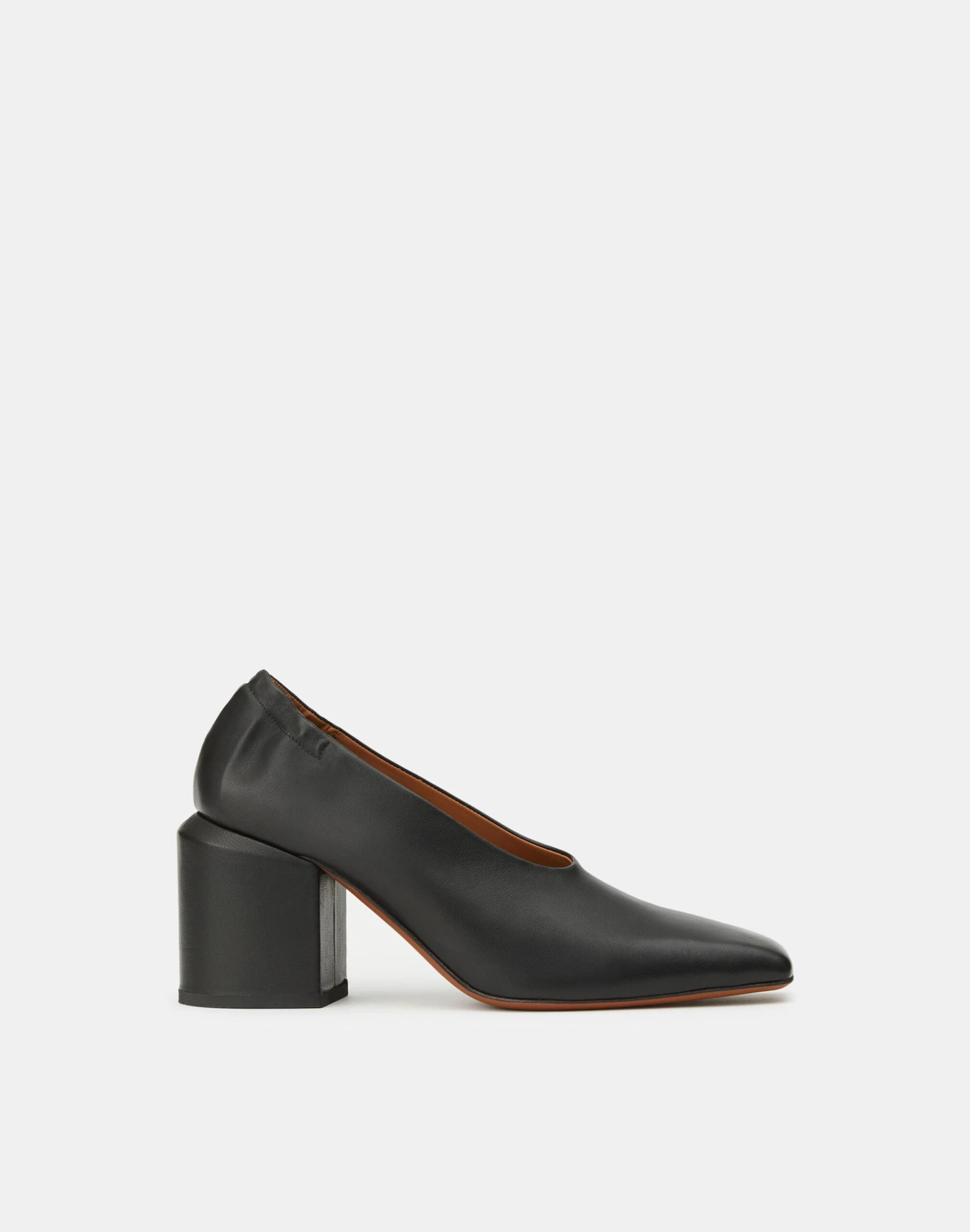 Nappa Leather Square Toe Pump 12 Nappa Leather Square Toe Pump - Image 12