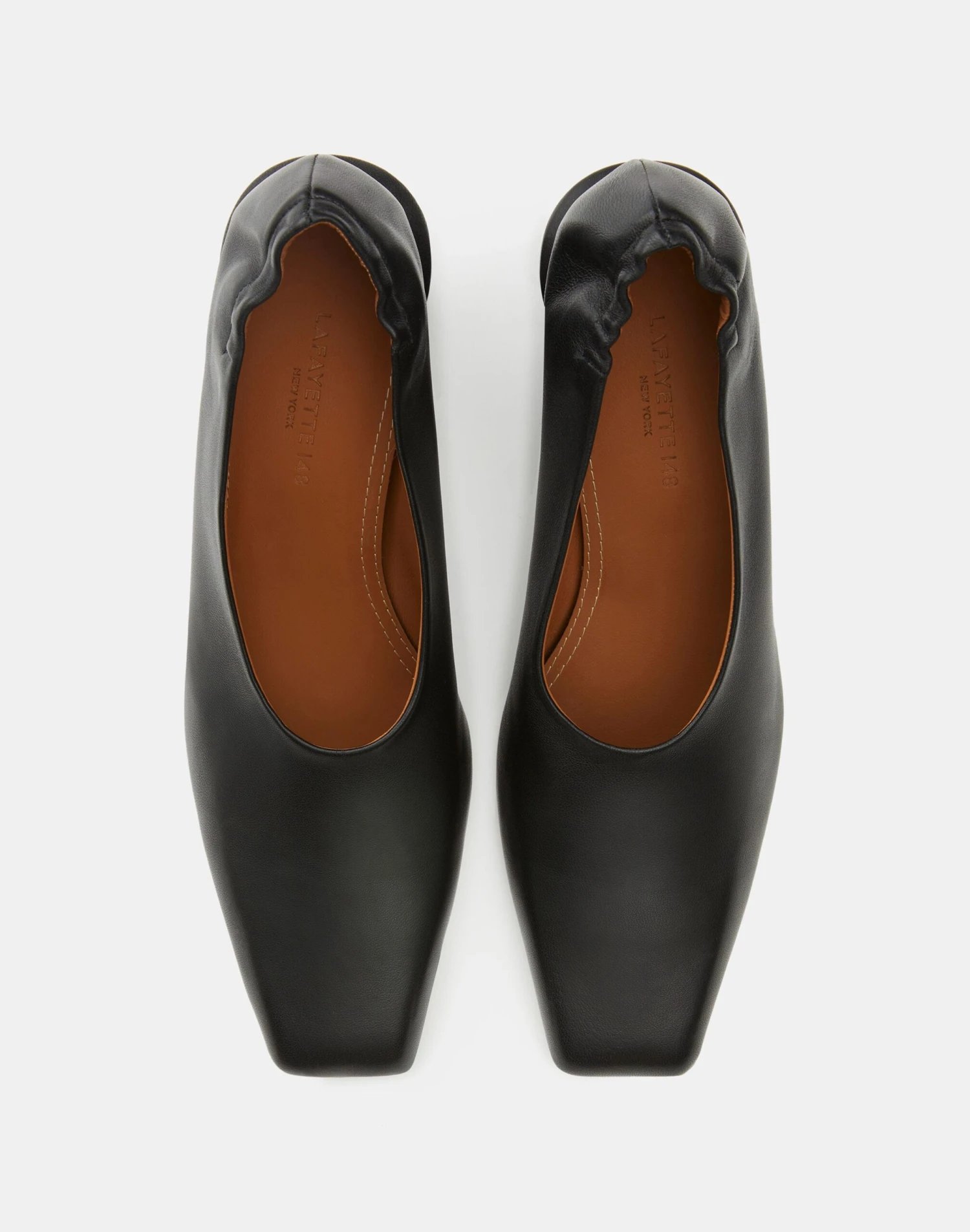 Nappa Leather Square Toe Pump 15 Nappa Leather Square Toe Pump - Image 15