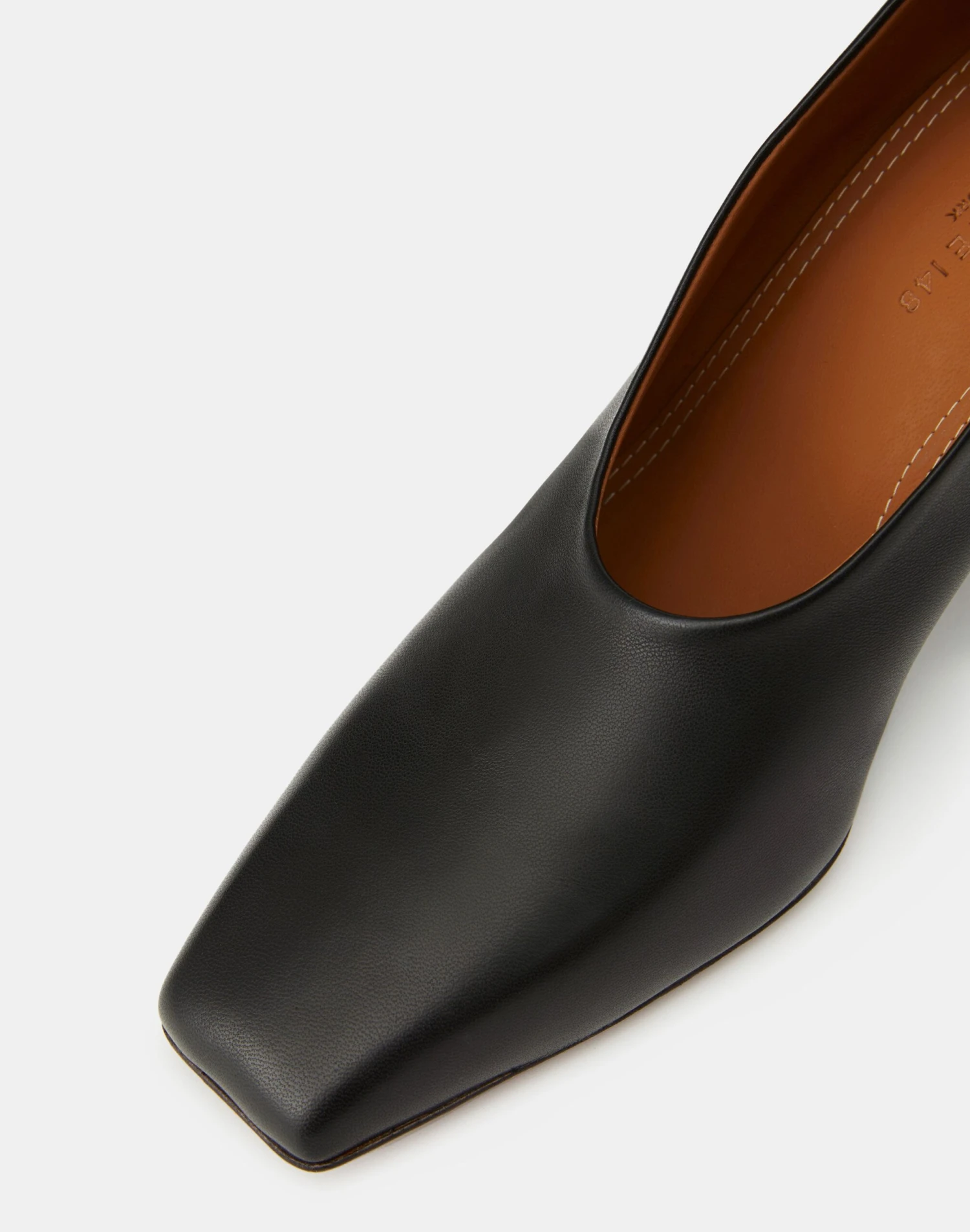 Nappa Leather Square Toe Pump 16 Nappa Leather Square Toe Pump - Image 16