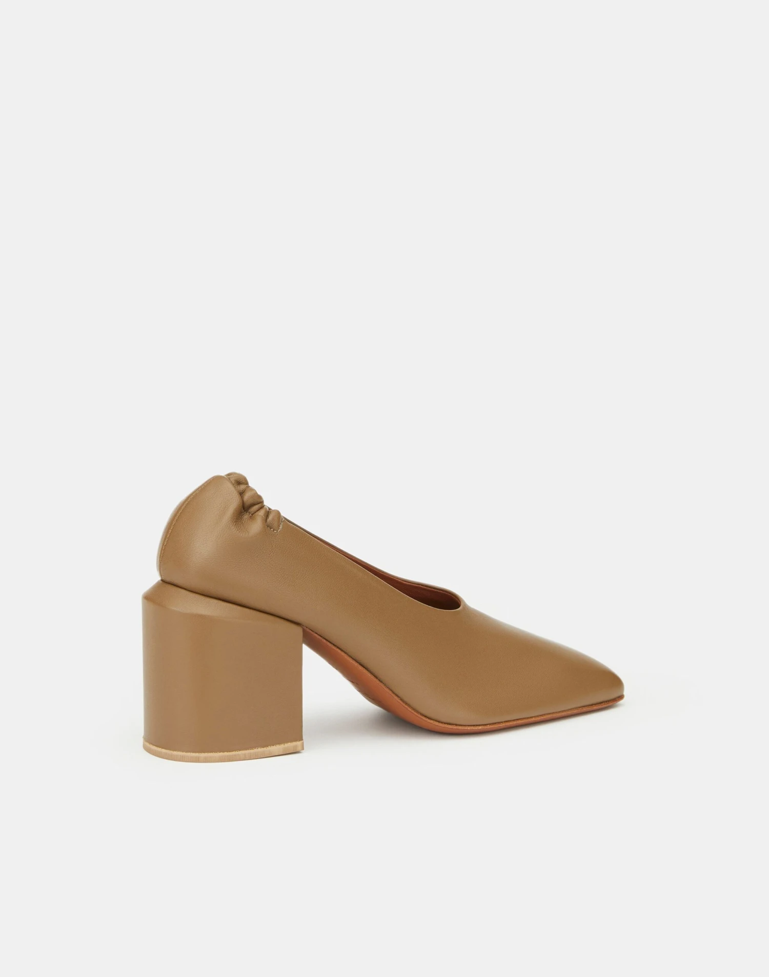 Nappa Leather Square Toe Pump 3 Nappa Leather Square Toe Pump - Image 3